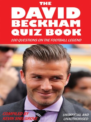 cover image of The David Beckham Quiz Book